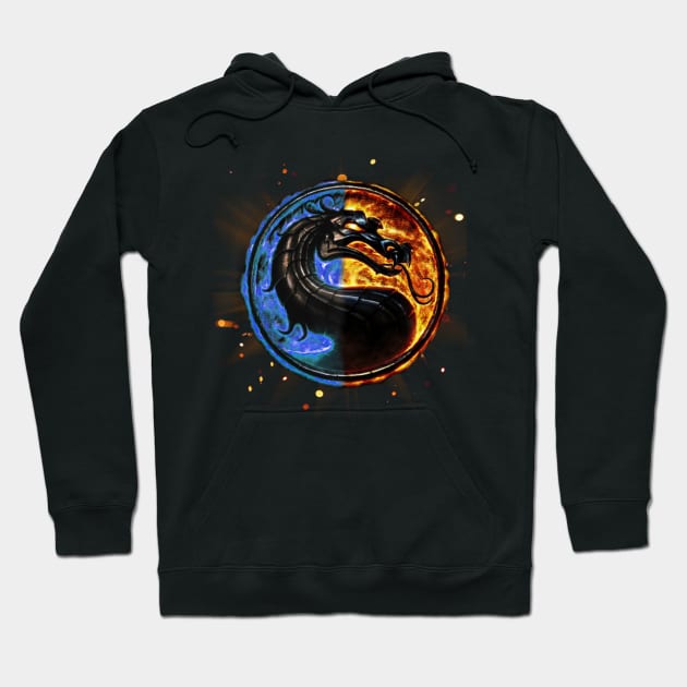 Scorpion vs Sub Zero team Mortal Kombat Pro Kompetition Hoodie by Pannolinno